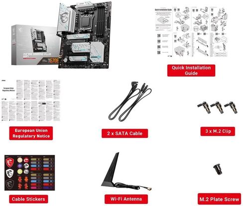 Micro Center AMD 7700X Processor with MSI B850 Gaming Plus WiFi Motherboard | CPU Motherboard Combo, Ready for AI PC, Ryzen 7, ATX, AM5, DDR5, PCIe 5.0, M.2 Gen5, Wi-Fi 7, 5G LAN in Kuwait