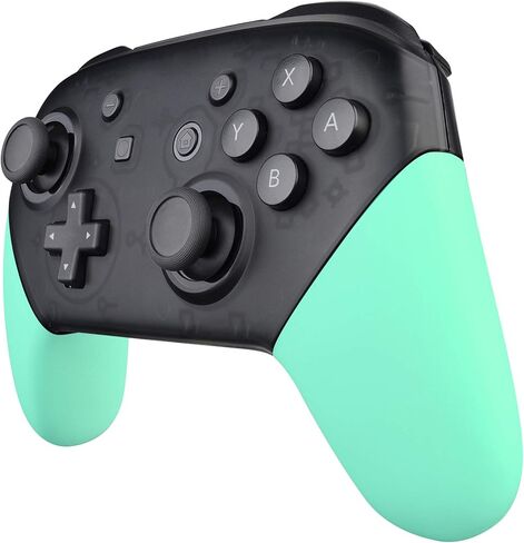 eXtremeRate Light Cyan Replacement Handle Grips for Nintendo Switch Pro Controller, DIY Custom Hand Grip Shell for Nintendo Switch Pro Controller - Controller NOT Included in Saudi Arabia