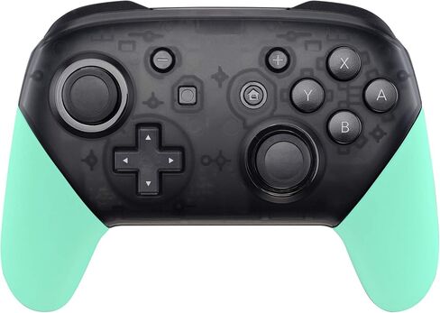 eXtremeRate Light Cyan Replacement Handle Grips for Nintendo Switch Pro Controller, DIY Custom Hand Grip Shell for Nintendo Switch Pro Controller - Controller NOT Included in Saudi Arabia
