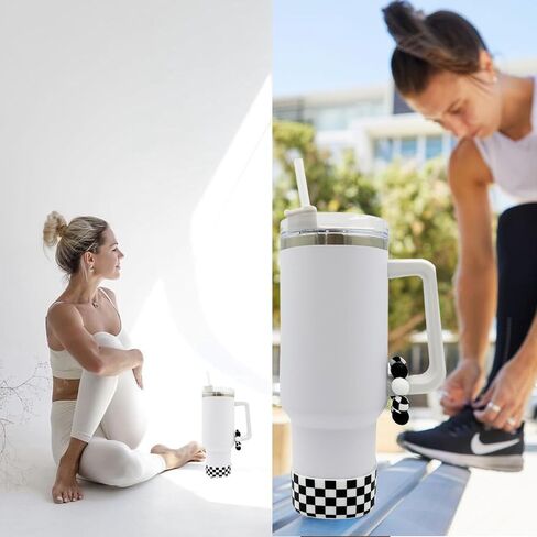 Silicone Boot Tumbler Handle Decor Tumbler Cup Cover Water Bottle Accessories for 30oz&40oz Stanley Protective Bottom Sleeve（Cowgirl） in Kuwait