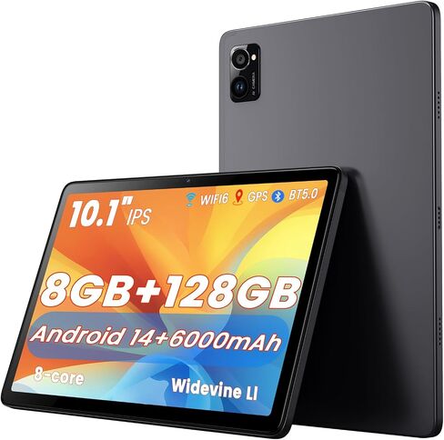 أجهزة لوحية 2024 Android 14 مقاس 10 بوصات، وذاكرة وصول عشوائي (RAM) سعة 8 جيجابايت + ذاكرة وصول عشوائي (ROM) سعة 128 جيجابايت، وشبكة Wi-Fi/Bluetooth 5G+2.4G، وشاشة FHD، وثماني النواة بسرعة 2.0 جيجاهرتز، وبطارية 6000 مللي أمبير في الساعة، وأجهزة لوحية محمو in Saudi Arabia
