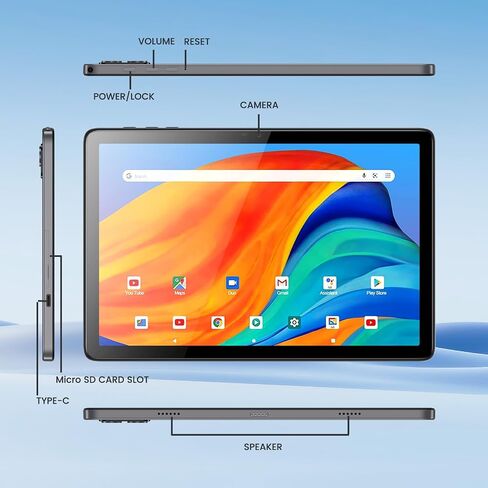 أجهزة لوحية 2024 Android 14 مقاس 10 بوصات، وذاكرة وصول عشوائي (RAM) سعة 8 جيجابايت + ذاكرة وصول عشوائي (ROM) سعة 128 جيجابايت، وشبكة Wi-Fi/Bluetooth 5G+2.4G، وشاشة FHD، وثماني النواة بسرعة 2.0 جيجاهرتز، وبطارية 6000 مللي أمبير في الساعة، وأجهزة لوحية محمو in Saudi Arabia