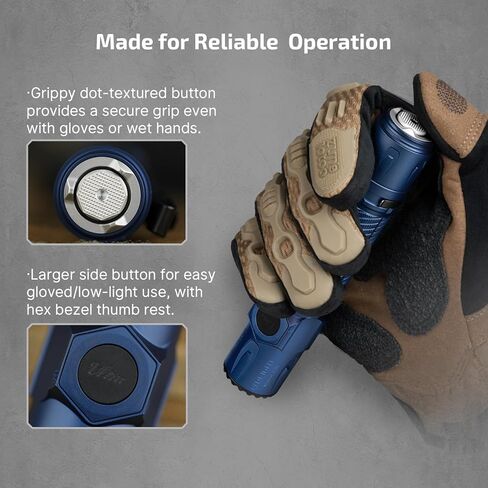 Olight Warrior Ultra 2500 Lumens Tactical Transes ، مضغوط مفاتيح مزدوجة مصباح ساطع قابل لإعادة الشحن مع مستشعر القرب ، مناسب للطوارئ ، في الهواء الطلق ، الصيد ، البحث (الزيتون الأخضر) in Kuwait