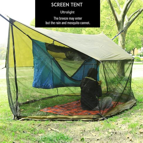 Preself Hammock Screen House Ultralight Nylon NoBug for Canoe Picnics Backyards Backpacking Camping Beach in Saudi Arabia