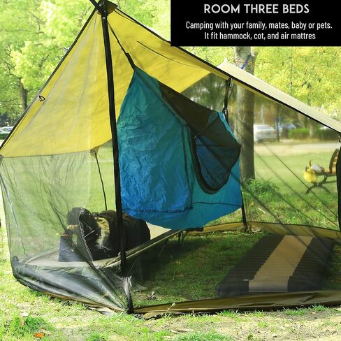 Preself Hammock Screen House Ultralight Nylon NoBug for Canoe Picnics Backyards Backpacking Camping Beach in Saudi Arabia
