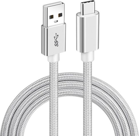 Vortex PD10GB3A-2-2 -2-BLACK TYPE-C DATA CABLE 3A شحن سريع USB3.2 شحن الهاتف المحمول الشامل من نايلون جديلة شحن كابل (حزمة 2 أجهزة كمبيوتر) (أسود ، 2 متر) in Kuwait