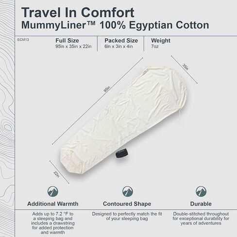 Cocoon Egyptian Cotton MummyLiner Tuareg in Saudi Arabia