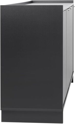 Prepac Simply Modern 4 Door Console Table with Storage, Black Storage Cabinet with Doors and Shelves, Sideboard Storage Cabinet 60" W x 30" H x 16" D, BCBG-1820-1 in Saudi Arabia
