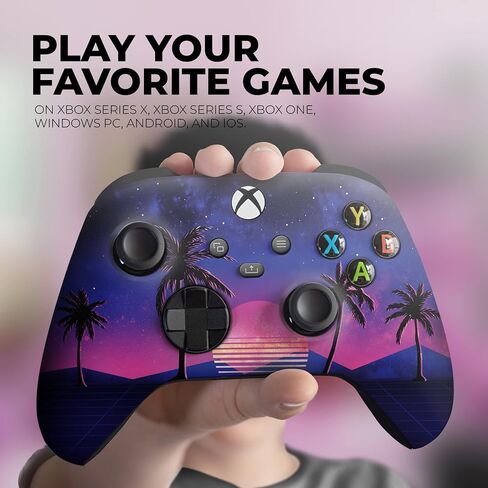 DreamController Original X-box Wireless Controller Special Edition Customized Compatible with X-box One S/X-box Series X/S & Windows 10 Made with Advanced HydroDip Print Technology(Not Just a Skin) in Saudi Arabia