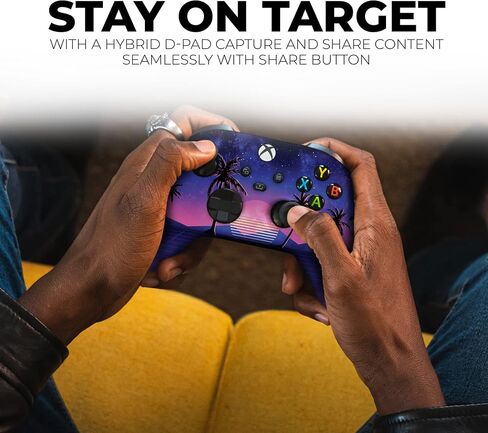 DreamController Original X-box Wireless Controller Special Edition Customized Compatible with X-box One S/X-box Series X/S & Windows 10 Made with Advanced HydroDip Print Technology(Not Just a Skin) in Saudi Arabia