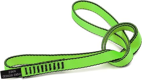 18 ملم تسلق النايلون عداء 23kn CE2008/EN566 أحزمة حزام قوية لتسلق الصخور ، تسلق الجبال ، rappelling ، الأرجوحة ، أرجوحة اليوغا إلخ in Kuwait