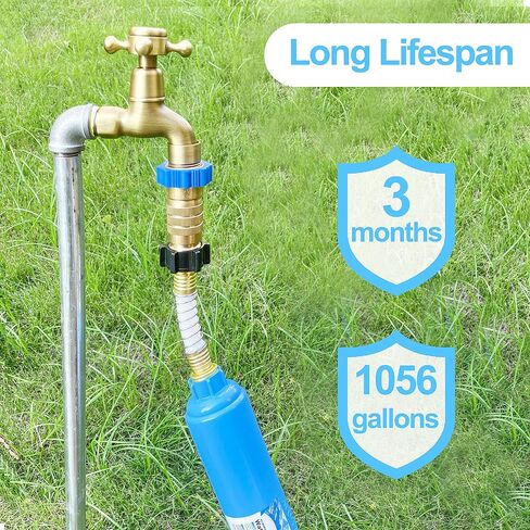 RV Inline Water Filter, NSF Certified, 20 Microns Camper Water Filter, Reduces Bad Taste, Odors, Chlorine, Sands, Ideal for RV, Garden, Pets and Marine, 4 Pack in Saudi Arabia