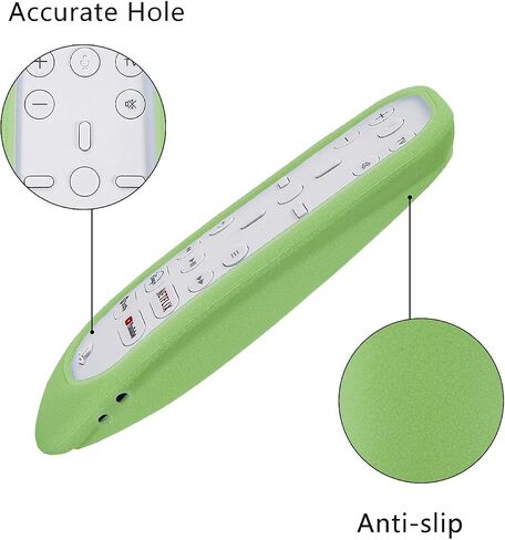 CHUNGHOP Protective Silicone Remote Case for PlayStation 5 Media Remote Control, PS5 Media Remote Cover, Shockproof Washable Cover with Loop-Glow in Dark Green in Kuwait