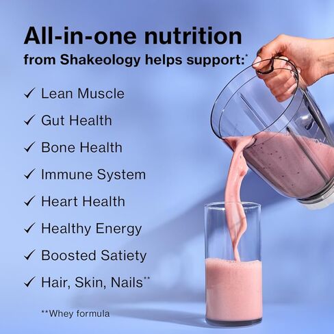 shakeology Whey Protein Powder Blend - Gluten Free, Superfood Protein Shake with Vitamins and Minerals - Helps Support Healthy Weight Loss, Lean Muscle Support, Gut Health - Vanilla, 30 Servings in Saudi Arabia
