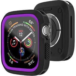 D & K Exclusives Compatible with Apple Watch 42mm Case, Shockproof Sport Protective Bumper Case for iWatch Women Men Kids GPS iWatch Series 3/2/1, White, Pink in Kuwait