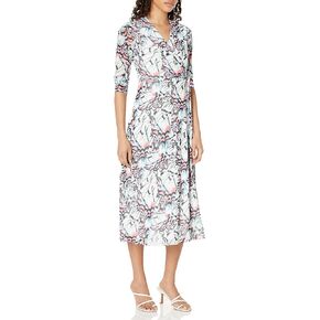 Anne Klein Women's Midi Wrap Dress