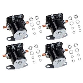JEENDA X4 Winch Solenoids 12V Solenoid Relay Compatible with Early Warn Winches XD9000 XD9000i 9.5ti