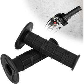 RUTU 7/8" Dirt Bike Grips Universal Anti-Skid and Wear-Resistant Motorcycle Grips for KX65 KX85 KX125 50cc 110cc 70cc Motocross Motorcycle Dirtbike Grips