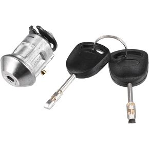 uxcell No.9T1Z-11582-A Ignition Switch Lock Cylinder with 2 Keys for Ford Transit Connect 2.0L L4 Gas 2010-2013 NO Transponder Ignitigon Starter Switch Steering Column Lock Cylinder Set