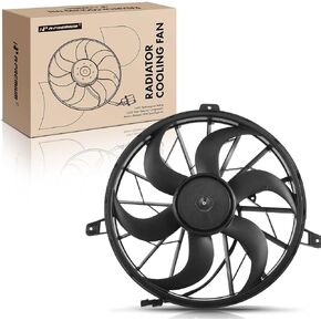 A-Premium Engine Radiator Cooling Fan Assembly Compatible with Select Jeep Models - Grand Cherokee 2004 - Replace# 52079528AE, CF13009