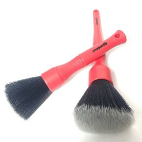 Ultra Soft Detailing Brush Set, 2PC Car Detailing Brush with Comfortable Grip and Soft Brush Head for Cleaning Panels, Air Vent, Leather and More(Green)