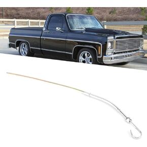 Oil Dipstick Tube, Black Driver Side Fit Replacement for Chevy SBC 283 327 350 400 Engine 1955‑1979(Black)
