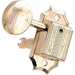 Grover 133N Deluxe 3 Per Side Machine Heads, Nickel