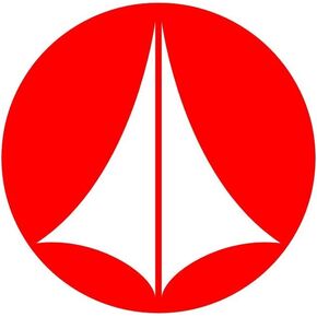 Macross Anime Robotech TV Series 5.5" Tall UN Spacey Logo Custom Die Cut Decal - REd Color.