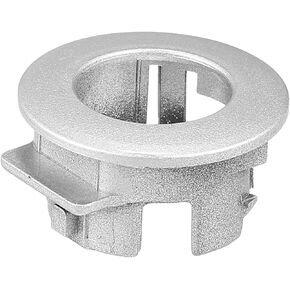 4 Pcs Parking Sensor Retainer Holder Compatible for Toyota, Durable Plastic Silver Tone Backup Parking Aid Assist Sensor Bracket