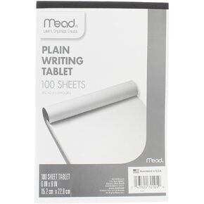 Mead 6X9plain Writing Tablet (Pack Of 6) 70104 Paper in Kuwait