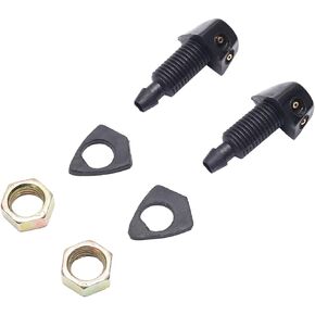 (pack of 2) 10mm Universal Car Front Windshield Wiper Washer Sprayer Nozzle Replacement For Cmary Corolla