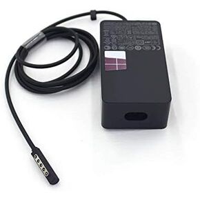 Original 100% 12V 3.6A 43W Charger Compatible with Microsoft Surface RT Surface Pro 1 Pro 2 and Surface 2 Tablet Ac Adapter 1512 1516 1536 Power Supply Cord with 5V USB Charging Port