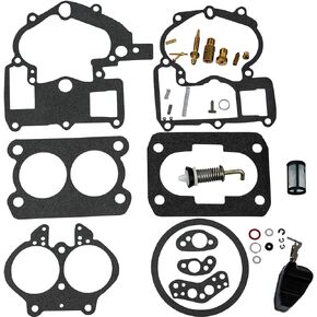 Marine Carburetor Repair Rebuild Kit For Mercruiser Mercury Marine 3.0L 4.3L 5.0L 5.7L 3302-804844002# 1389-9562A1 1389-9563A1 1389-9564A1 1389-9670A2 1389-806077A2 1389-806078A2 with FLOAT