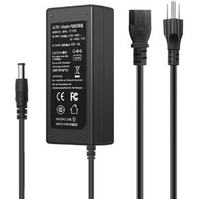 DC 12V 5A Power Supply 60W Power Adapter 100-240V 50-60Hz AC to DC Converter 12 Volt 5 Amp Power Supply Adapter with 5.5mm x 2.5mm Tip for LED Strip Light CCTV Camera etc.