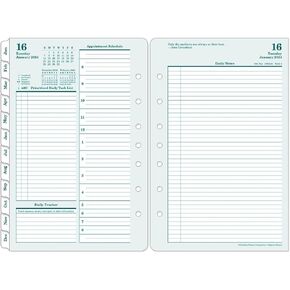FranklinCovey - Original Two Page Per Day Ring-Bound Planner (Monarch, Jan 2025 - Dec 2025)