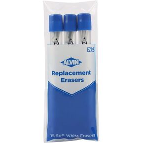 ALVIN Mechanical Pencil Eraser Replacement Pack - Premium Quality Erasers for Precision Erasing