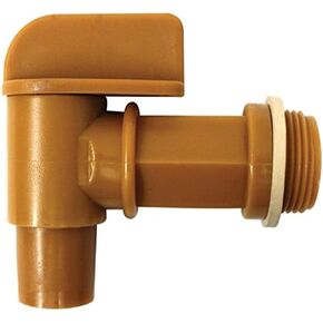 LUMAX LX-1725 3/4" Male Barrel Faucet with EPDM Gasket. for use with 15, 30, & 55 Gallon Plastic or Steel Drums. Tough & Durable Polyethylene Material for Good Resistance to Chemicals.