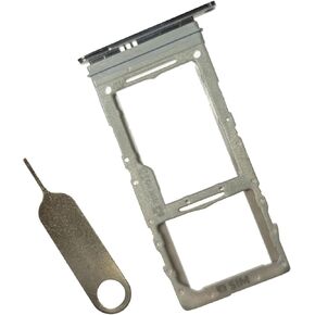 s20 Single Sim Card Tray Holder Replacement for Samsung Galaxy s20, s20 Plus,s20 Ultra with SIM Card Tray Opener Parts(not ok for Dual Version) -Black