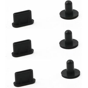 3Sets Dust Plug for Sony Walkman NW-A300 Series NW-A306 NW-A307 NW-A100 A105 A105HN A106 A106HN A100TPS 3.5MM Type C Jack