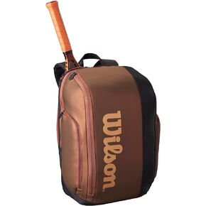 WILSON Pro Staff V14 Super Tour Tennis Backpack - Brown, Holds up to 2 Rackets