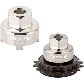 TOOPRE Bike One-Speed Freewheel Disassembly Tool 16T 17T 18T Versatile Bicycles Repair for Removing and Installing Flywheels Freewheel Removal Plier