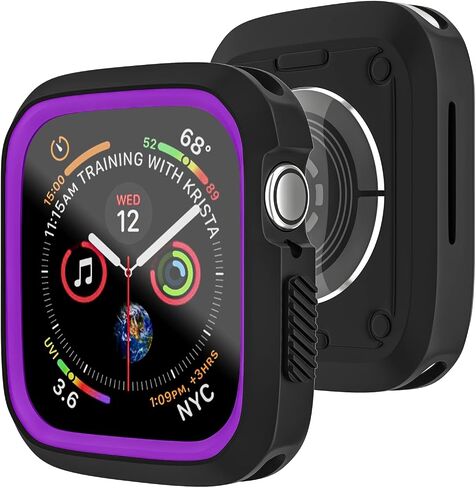D & K Exclusives Compatible with Apple Watch 42mm Case, Shockproof Sport Protective Bumper Case for iWatch Women Men Kids GPS iWatch Series 3/2/1, White, Pink in Kuwait