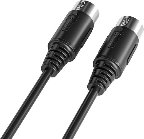 MD-PRO 5 Pin DIN MIDI Cable OFC Wire for Keyboard, Rack Synth, Sampler, Sound Source and Other Music Gear. MD-PRO (3 Feet (2 Pack)) in Saudi Arabia