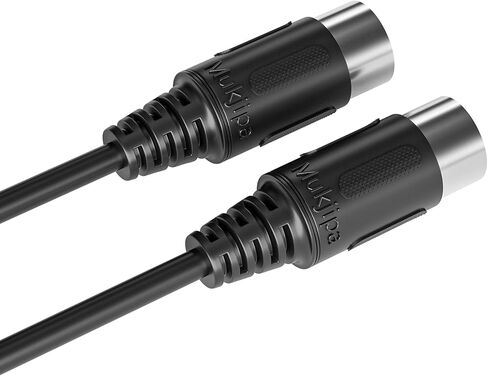 MD-PRO 5 Pin DIN MIDI Cable OFC Wire for Keyboard, Rack Synth, Sampler, Sound Source and Other Music Gear. MD-PRO (3 Feet (2 Pack)) in Saudi Arabia