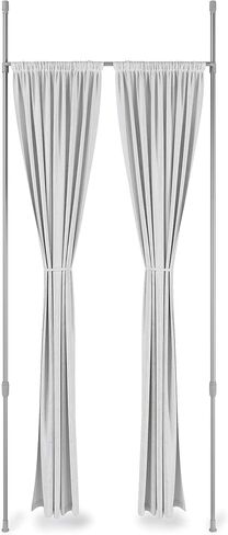 Umbra Anywhere Expandable Rod Curtain Rod and Room Divider (Metallic-Nickel) in Saudi Arabia