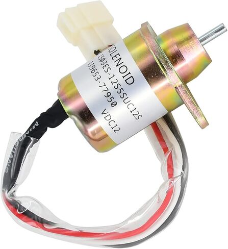 12V M806808 الوقود اغلاق صمام الملف اللولبي 119653-77950 1503ES-12S5SUC5S متوافق مع جون ديري 3009 3011 3012 3013 2210 2305 2320 4X2 6X4 متوافق مع يانمار 4TNV88 Eng in Kuwait
