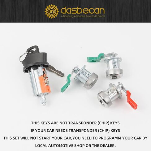Dasbecan Door Lock Cylinder & Ignition Switch with Keys Compatible with Ford Explorer Sport Trac 2001-2004 F150 1997-2003 F250 F350 1998-2004 Replaces LC6177 DL5885 322347 597638 in Saudi Arabia
