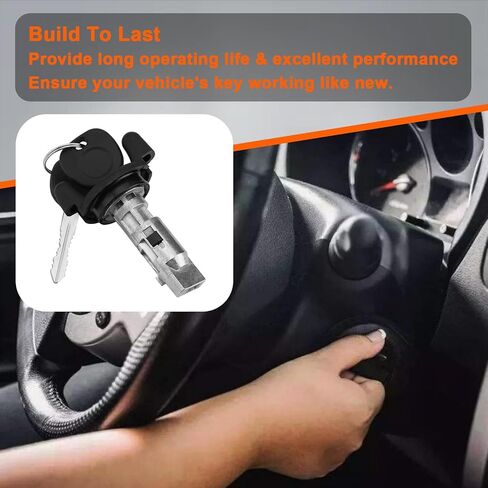 Ignition Switch Lock Cylinder & Four Door Lock Cylinders with 2 Keys | Compatible with 2002-2007 Chevy Express, GMC Savana Van | Replace#: 704600, 706591 in Saudi Arabia