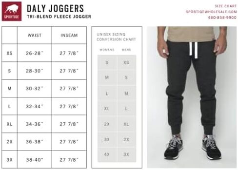 Jeep Reflective Embroidery Sportiqe Daly Tri-Blend Fleece Jogger in Saudi Arabia