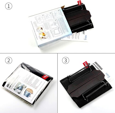 Universal Car Headrest Mount for 7-11" Tablets - Black in Kuwait